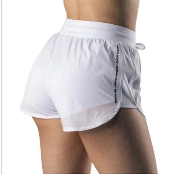 Alphalete Active Shorts white high visibility - Picture 4 of 11